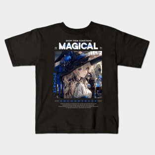 Magical Anime Enchantress Kids T-Shirt